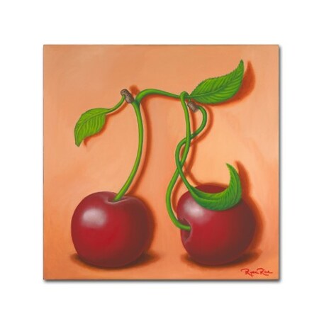 Ryan Rice Fine Art 'Cherry Pi' Canvas Art,24x24